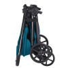 Carrello Bravo Carbon CRL-5530 Special - прогулянкова коляска для бездоріжжя, всесезонний візок з підсвіткою (телескопічна ручка, ремень безпеки з магнітним замком) • Marlin Blue