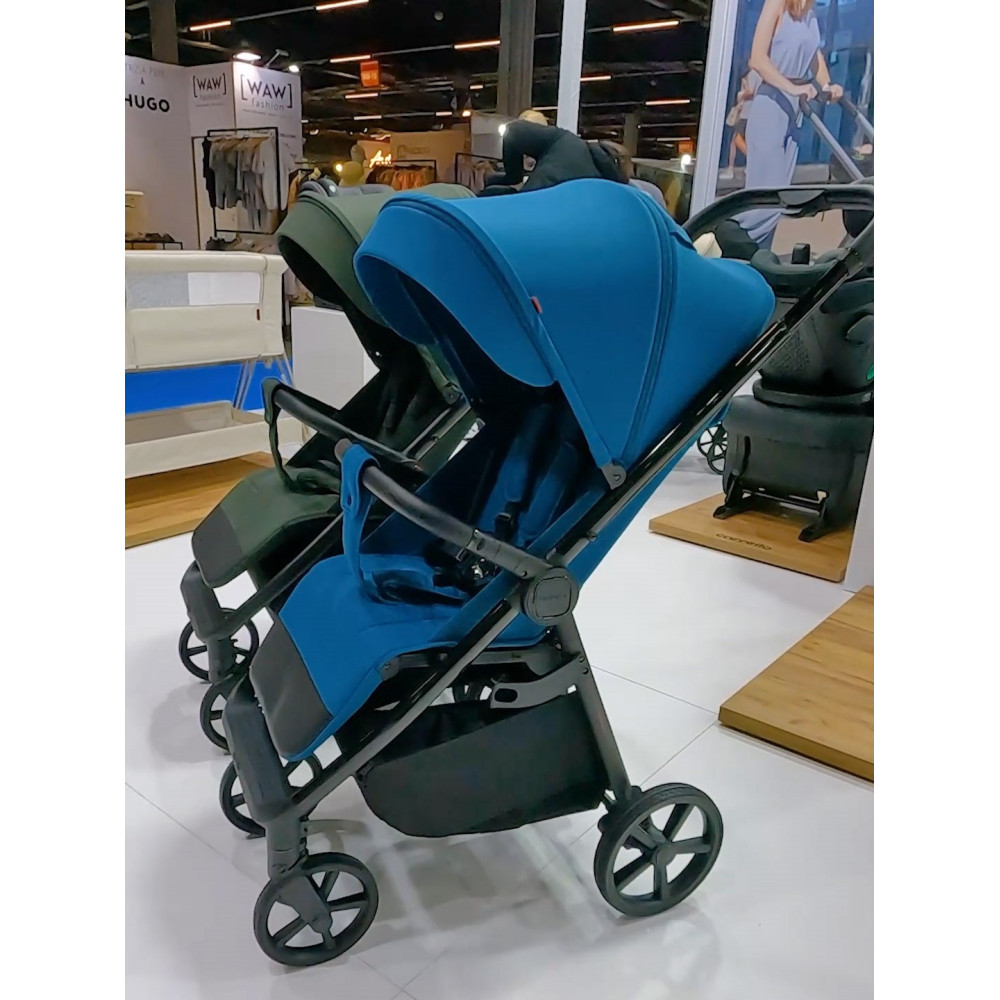 Carrello Bravo Carbon Marlin Blue прогулочная коляска с подсветкой