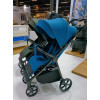 Carrello Bravo Carbon CRL-5530 Special - прогулянкова коляска для бездоріжжя, всесезонний візок з підсвіткою (телескопічна ручка, ремень безпеки з магнітним замком) • Marlin Blue
