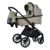 El Camino Prestige ME 1124-2 - дитячий візок 2в1 з великими колесами, універсальна коляска, подвійна вентиляція в люльці, телескопічне регулювання ручки • Calm Beige El Camino Prestige ME 1124-2 - дитячий візок 2в1 з великими колесами, універсальна коляска, подвійна вентиляція в люльці, телескопічне регулювання ручки • Calm Beige