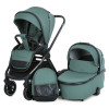 El Camino Prestige ME 1124-2 - всесезонная детская коляска 2 в 1 с реверсивным прогулочным блоком и магнитным ремнем • Smoke Green