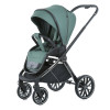 El Camino Prestige ME 1124-2 - всесезонная детская коляска 2 в 1 с реверсивным прогулочным блоком и магнитным ремнем • Smoke Green