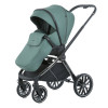 El Camino Prestige ME 1124-2 - всесезонная детская коляска 2 в 1 с реверсивным прогулочным блоком и магнитным ремнем • Smoke Green