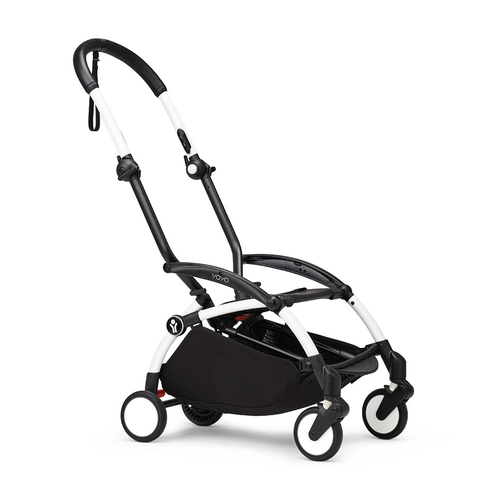 Stokke YOYO³ - шасі коляски, легке складання, компактне зберігання, зручне транспортування, покращена амортизація • White