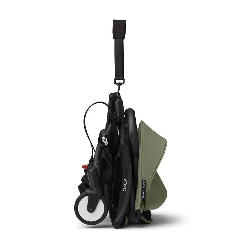 Stokke YOYO³ - шасі коляски, легке складання, компактне зберігання, зручне транспортування, покращена амортизація • White Stokke YOYO³ - шасі коляски, легке складання, компактне зберігання, зручне транспортування, покращена амортизація • White