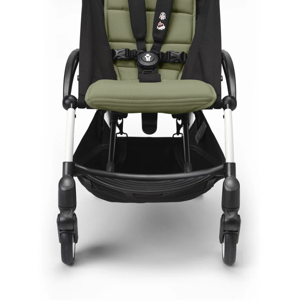 Stokke YOYO³ - легкая прогулочная коляска для путешествий, компактная коляска (ручная кладь), черная рама • Air France Blue