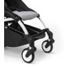 Stokke YOYO³ - легкая прогулочная коляска для путешествий, компактная коляска (ручная кладь), черная рама • Air France Blue