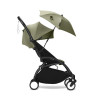 Stokke YOYO³ - легкая прогулочная коляска для путешествий, компактная коляска (ручная кладь), черная рама • Air France Blue