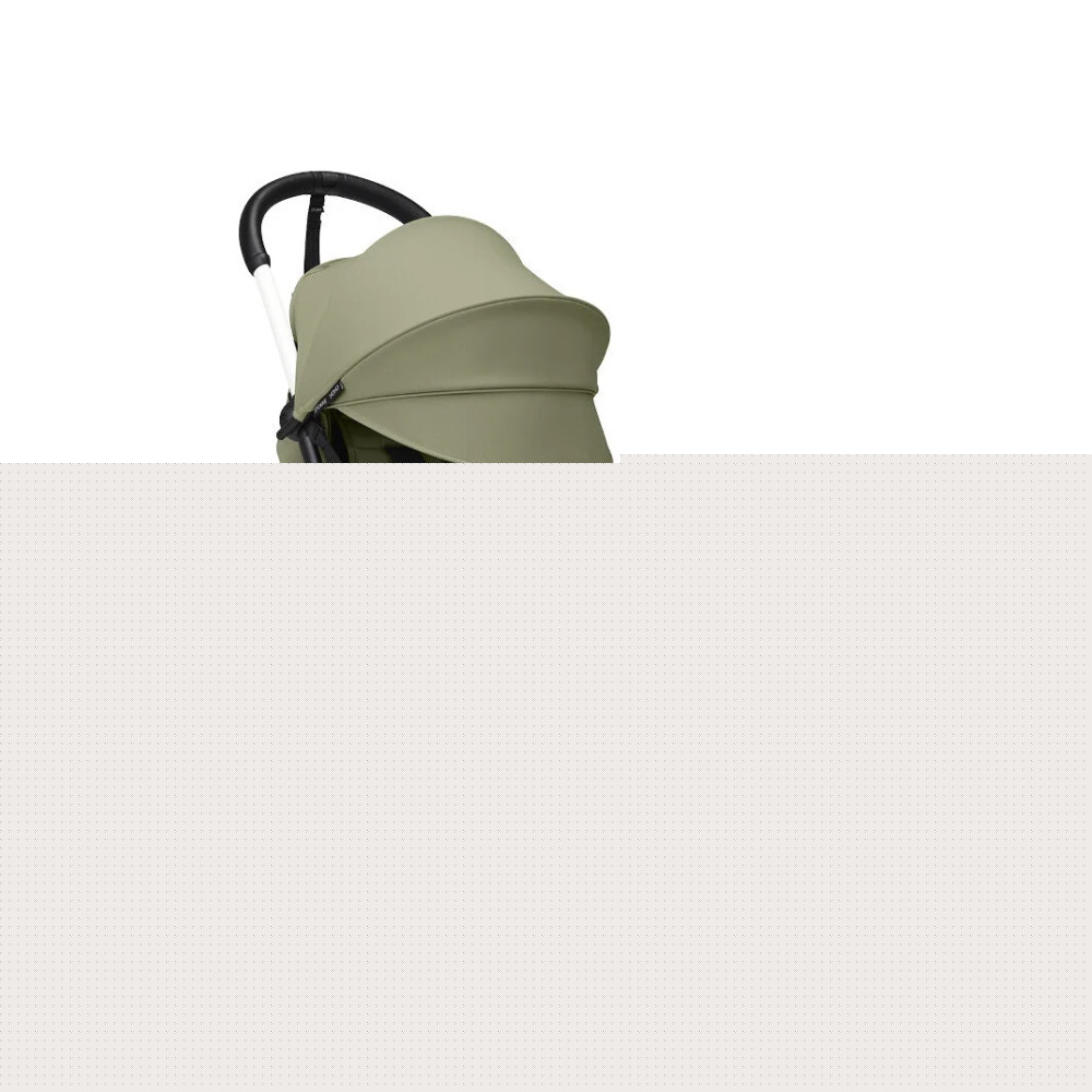 Stokke YOYO³ - легкая прогулочная коляска для путешествий, компактная коляска (ручная кладь), белая рама • Toffee