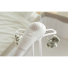 Carrello Bloom CRL-10304 - приставне ліжечко-гойдалка 3 в 1, регулювання за висотою, у комплекті пульт ДК, антимоскітна сітка, електронний мобіль із нічником–проектором • Eos Grey