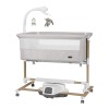 Carrello Bloom CRL-10304 - приставная кроватка-качели 3 в 1, регулировка по высоте, пульт управления таймером, режимом качания и скоростью • Silk Beige