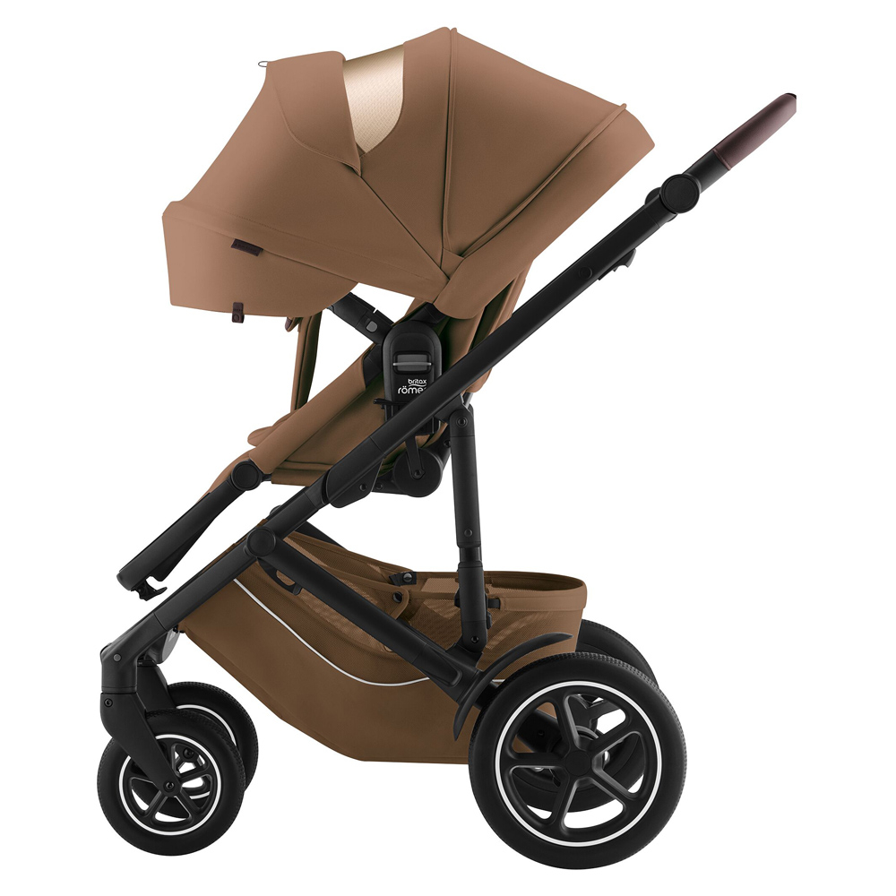 Britax Romer Smile 5Z - всесезонная прогулочная коляска с большими колесами • Warm Caramel LUX Collection