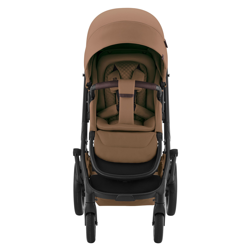 Britax Romer Smile 5Z - всесезонная прогулочная коляска с большими колесами • Warm Caramel LUX Collection