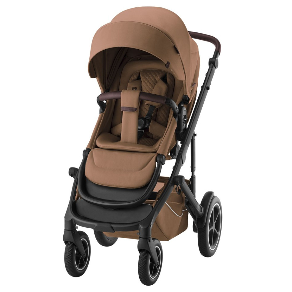 Britax Romer Smile 5Z - всесезонная прогулочная коляска с большими колесами • Warm Caramel LUX Collection