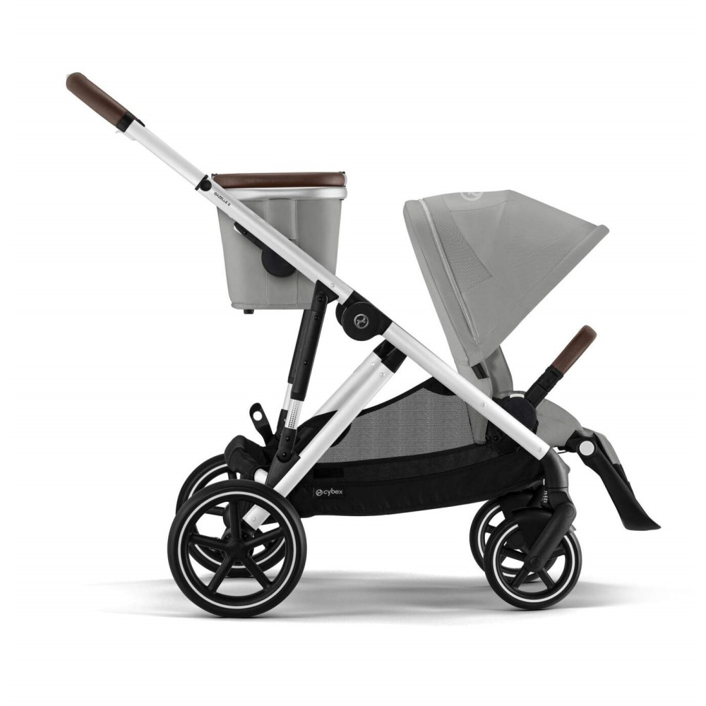 Cybex Gazelle S - прогулянкова модульна коляска, більше 20 можливих конфігурацій, додатковий знімний кошик • SLV Stone Grey