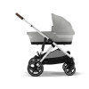 Cybex Gazelle S - прогулянкова модульна коляска, більше 20 можливих конфігурацій, додатковий знімний кошик • SLV Stone Grey
