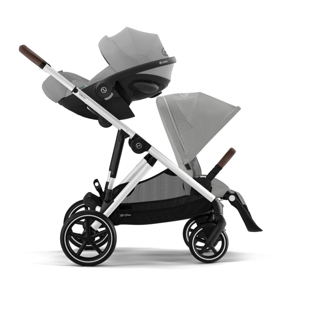 Cybex Gazelle S - прогулянкова модульна коляска, більше 20 можливих конфігурацій, додатковий знімний кошик • SLV Stone Grey