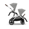 Cybex Gazelle S - прогулянкова модульна коляска, більше 20 можливих конфігурацій, додатковий знімний кошик • SLV Stone Grey
