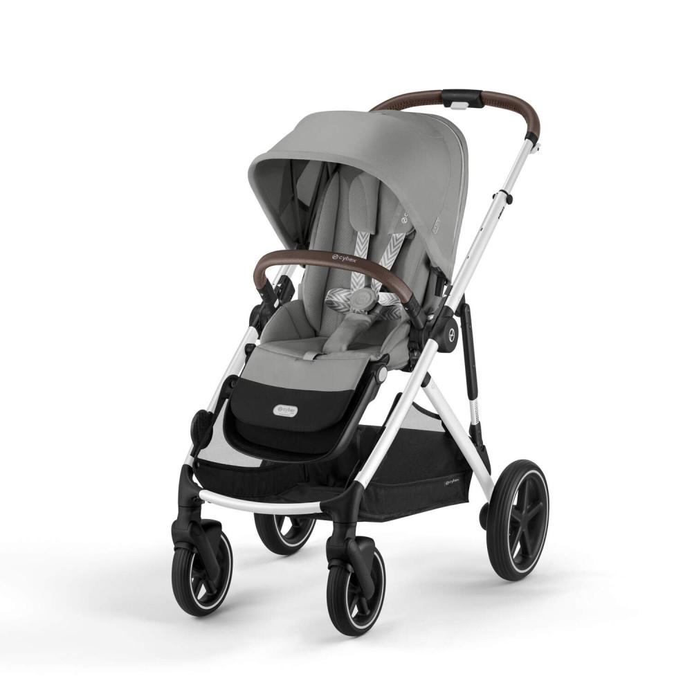 Cybex Gazelle S - прогулянкова модульна коляска, більше 20 можливих конфігурацій, додатковий знімний кошик • SLV Stone Grey