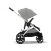 Cybex Gazelle S - прогулянкова модульна коляска, більше 20 можливих конфігурацій, додатковий знімний кошик • SLV Stone Grey