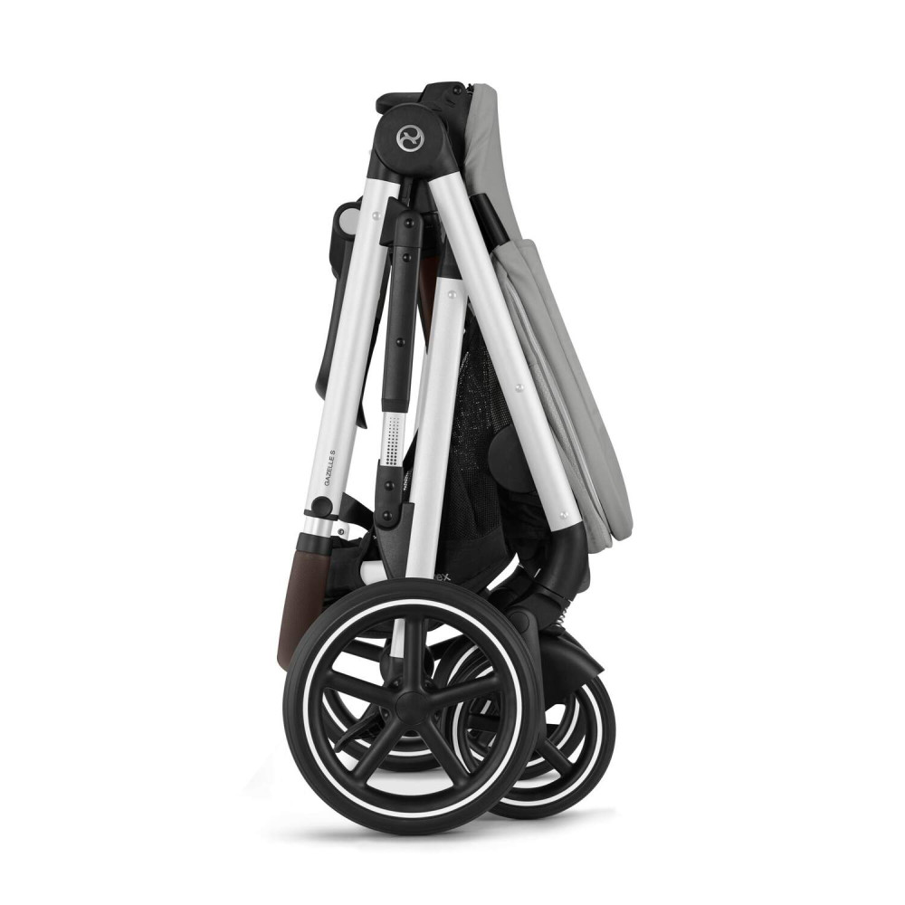 Cybex Gazelle S - прогулянкова модульна коляска, більше 20 можливих конфігурацій, додатковий знімний кошик • SLV Stone Grey