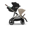 Cybex Gazelle S - прогулянкова модульна коляска, більше 20 можливих конфігурацій, додатковий знімний кошик • TPE Almond Beige