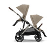 Cybex Gazelle S - прогулянкова модульна коляска, більше 20 можливих конфігурацій, додатковий знімний кошик • TPE Almond Beige