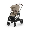 Cybex Gazelle S - прогулянкова модульна коляска, більше 20 можливих конфігурацій, додатковий знімний кошик • TPE Almond Beige