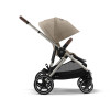 Cybex Gazelle S - прогулянкова модульна коляска, більше 20 можливих конфігурацій, додатковий знімний кошик • TPE Almond Beige