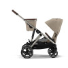Cybex Gazelle S - прогулянкова модульна коляска, більше 20 можливих конфігурацій, додатковий знімний кошик • TPE Almond Beige