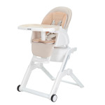 Carrello Alto CRL-10307 - стільчик для годування на колесах, шезлонг для немовля, функція гойдалки працює від мережі та батарейок, пульт ДК, дуга з іграшками, м'який вкладиш • Almond Beige Carrello Alto CRL-10307 - стільчик для годування на колесах, шезлонг для немовля, функція гойдалки працює від мережі та батарейок, пульт ДК, дуга з іграшками, м'який вкладиш • Almond Beige