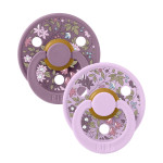Пустушка BIBS Liberty Colour Latex Round Size 1 (0-6 м) Chamomile Lawn Violet Sky / Mauve Mix 2шт Пустушка BIBS Liberty Colour Latex Round Size 1 (0-6 м) Chamomile Lawn Violet Sky / Mauve Mix 2шт
