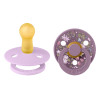 Пустушка BIBS Liberty Colour Latex Round Size 1 (0-6 м) Chamomile Lawn Violet Sky / Mauve Mix 2шт