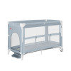 Carrello Porta CRL-18103 - приставная детская кроватка-манеж, двойное дно, ремни для крепления, широкое боковое отверстие на молнии • Ash Grey