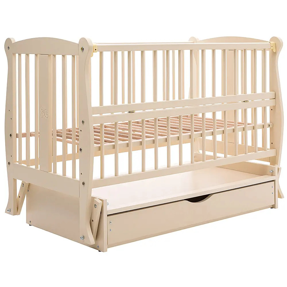 Ліжко Babyroom Грація DGMYO-3 маятник, ящик, відкидний бік бук слонова кістка Ліжко Babyroom Грація DGMYO-3 маятник, ящик, відкидний бік бук слонова кістка