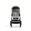 Cybex Balios S Lux 2025 - прогулочная коляска, всесезонная, с большими колесами, телескопическая регулировка ручки, большая корзина до 10 кг • SLV Stone Grey