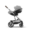 Cybex Balios S Lux 2025 - прогулочная коляска, всесезонная, с большими колесами, телескопическая регулировка ручки, большая корзина до 10 кг • SLV Stone Grey