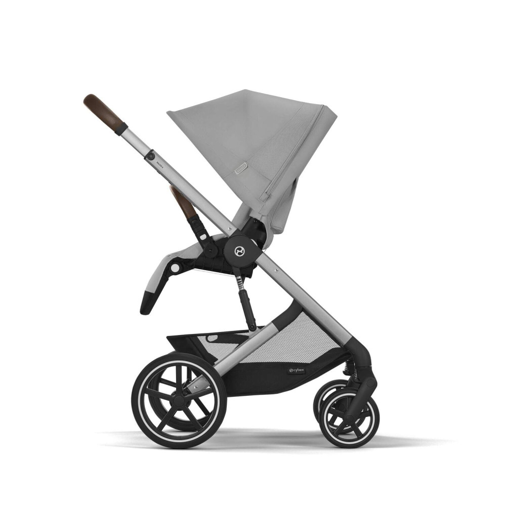 Cybex Balios S Lux 2025 - прогулочная коляска, всесезонная, с большими колесами, телескопическая регулировка ручки, большая корзина до 10 кг • SLV Stone Grey Cybex Balios S Lux 2025 - прогулочная коляска, всесезонная, с большими колесами, телескопическая регулировка ручки, большая корзина до 10 кг • SLV Stone Grey