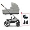 Cybex Balios S Lux - детская коляска 2 в 1, дождевик и адаптеры Balios S для автокресла в подарок • Stone Grey Cybex Balios S Lux - детская коляска 2 в 1, дождевик и адаптеры Balios S для автокресла в подарок • Stone Grey