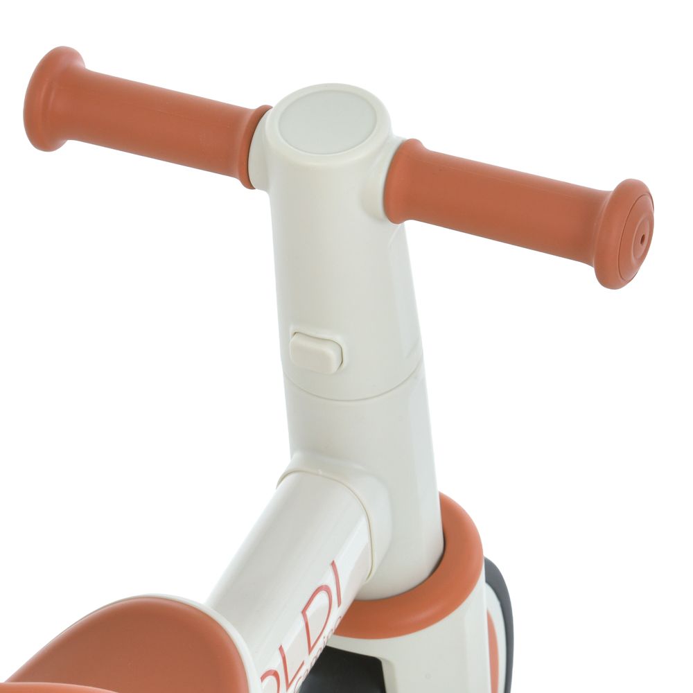 El Camino Foldi ME 1202 - детский трехколесный велосипед-трансформер 3в1, с родительской ручкой, беговел (от 18 месяцев до 5 лет / до 30 кг) • Сinnamon Beige