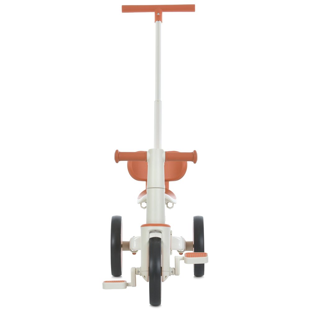 El Camino Foldi ME 1202 - детский трехколесный велосипед-трансформер 3в1, с родительской ручкой, беговел (от 18 месяцев до 5 лет / до 30 кг) • Сinnamon Beige