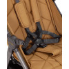 Carrello Bravo 2025 CRL-8512PU - прогулянкова коляска з великими гумовими колесами, всесезонний візок, захист від сповзання, ручка регулюється по висоті, зручна система складання • Mango Orange