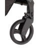 Carrello Bravo 2025 CRL-8512PU - прогулянкова коляска з великими гумовими колесами, всесезонний візок, захист від сповзання, ручка регулюється по висоті, зручна система складання • Mango Orange