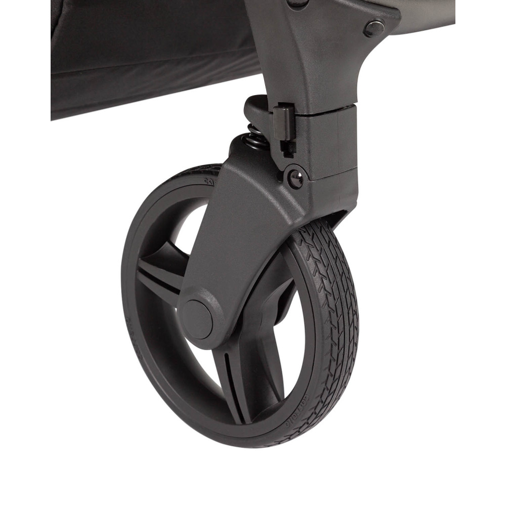 Carrello Bravo 2025 CRL-8512PU - прогулянкова коляска з великими гумовими колесами, всесезонний візок, захист від сповзання, ручка регулюється по висоті, зручна система складання • Mango Orange
