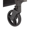 Carrello Bravo 2025 CRL-8512PU - прогулянкова коляска з великими гумовими колесами, всесезонний візок, захист від сповзання, ручка регулюється по висоті, зручна система складання • Mango Orange