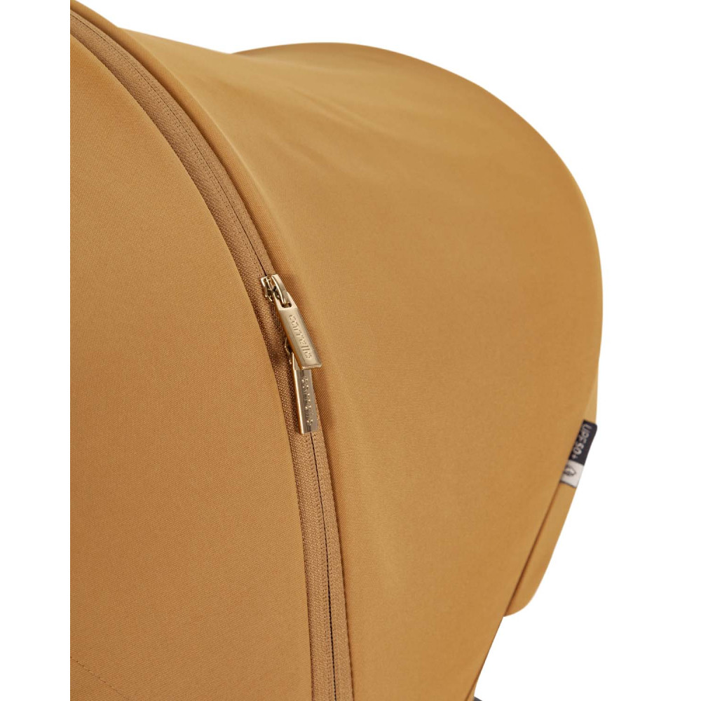Carrello Bravo 2025 CRL-8512PU - прогулянкова коляска з великими гумовими колесами, всесезонний візок, захист від сповзання, ручка регулюється по висоті, зручна система складання • Mango Orange