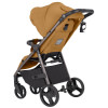 Carrello Bravo 2025 CRL-8512PU - прогулянкова коляска з великими гумовими колесами, всесезонний візок, захист від сповзання, ручка регулюється по висоті, зручна система складання • Mango Orange