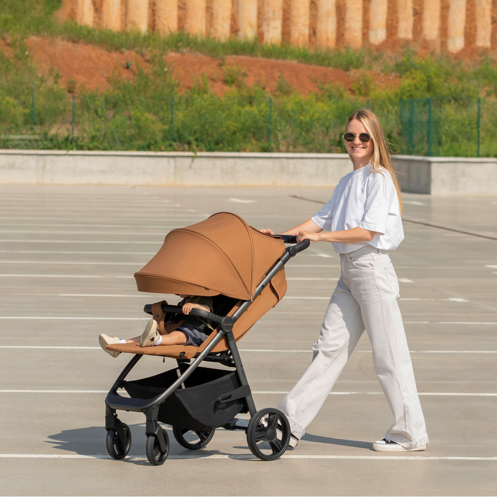 Carrello Bravo PU 2025 Mango Orange купить прогулочную коляску с