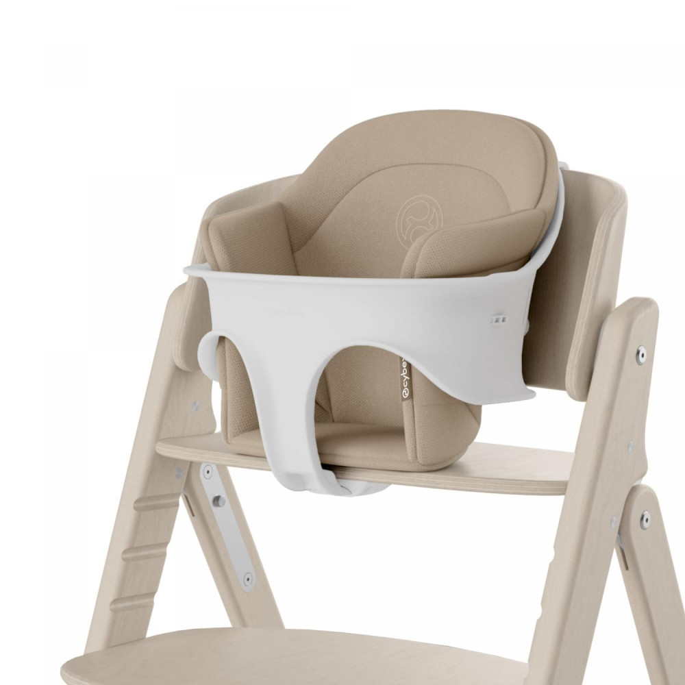 Cybex Click&Fold - набор мягких вкладышей для стульчика Cybex Click & Fold обеспечивает дополнительный комфорт • Almond Beige