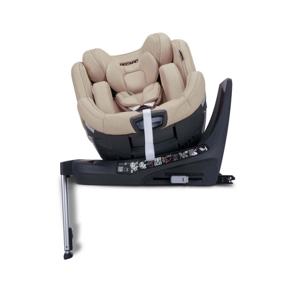 Recaro Xenon 1 - поворотное (360°) автокресло для детей (от рождения до 7 лет / 40 - 125 см), крепление ISOFIX • Elegant Beige